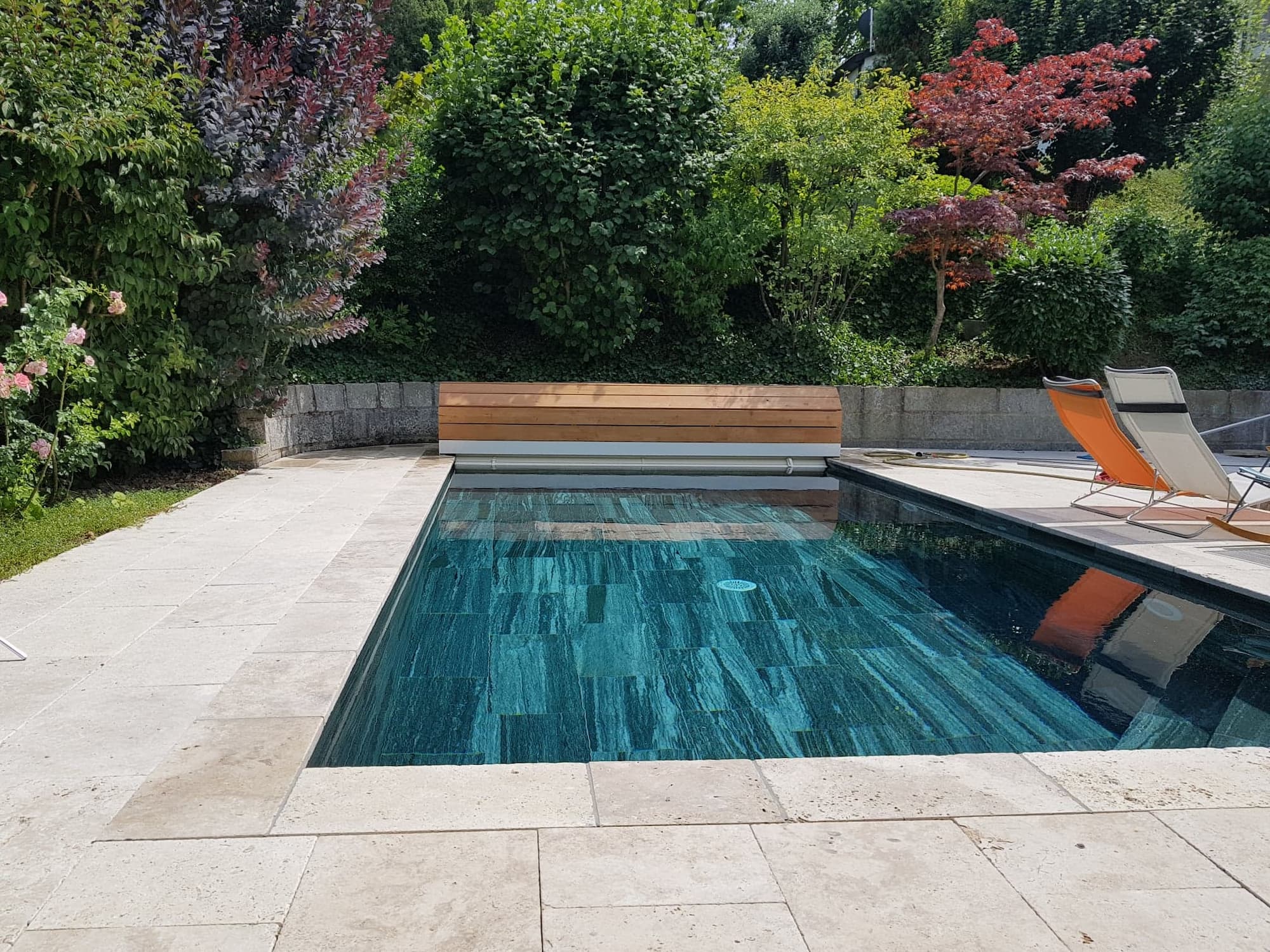 Création de piscine avec margelle et dallage vers Altkirch et Mulhouse Colmar 9