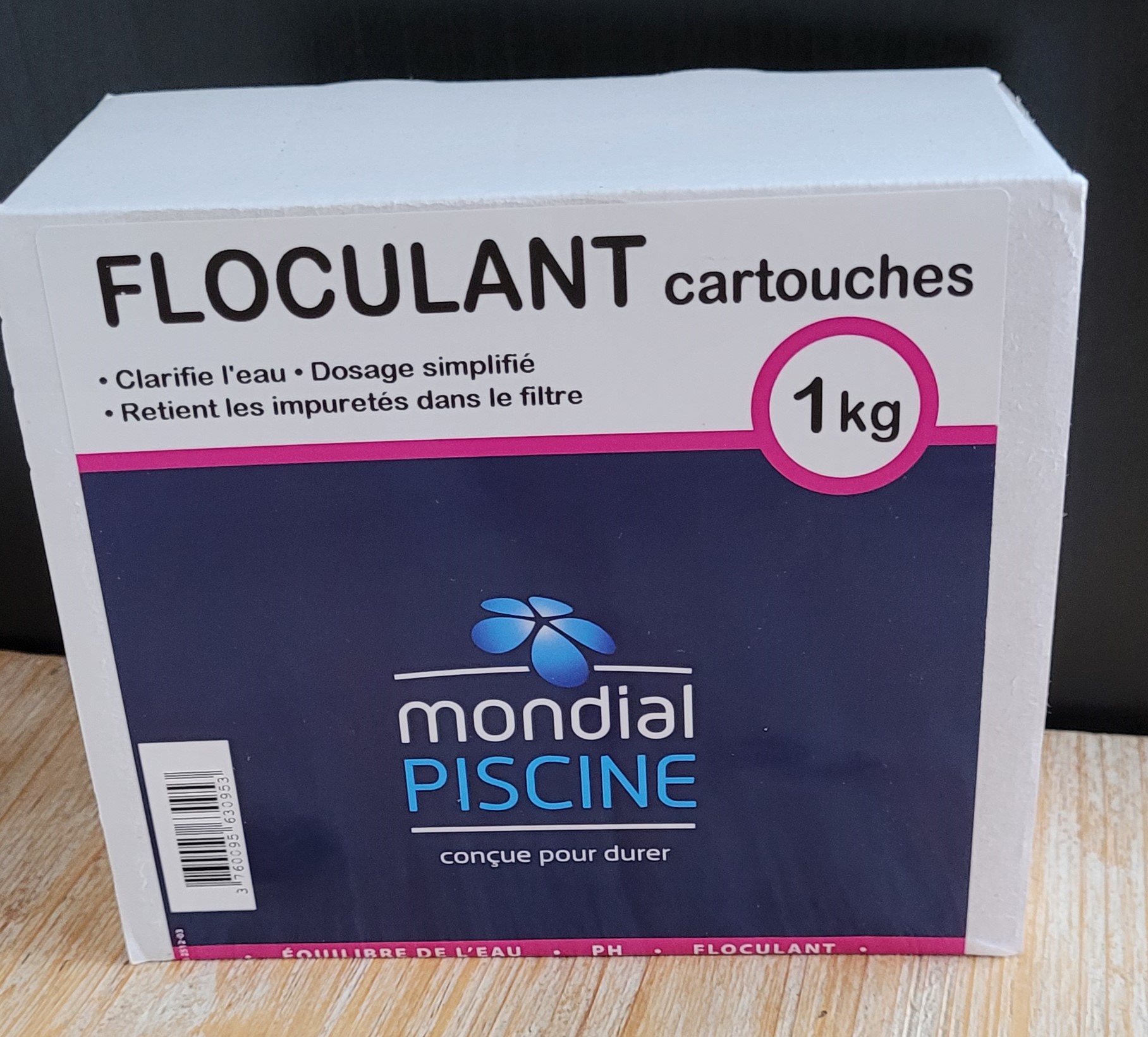 Floculant &#8211; Cartouche &#8211; 1kg soit 8 cartouches Mulhouse 0