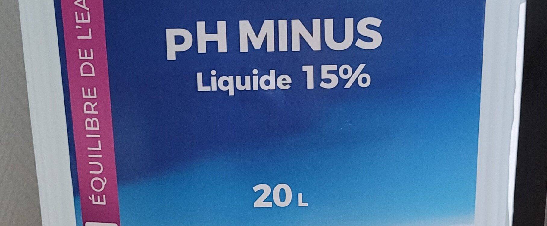 pH MINUS 15% &#8211; Liquide &#8211; 20L Mulhouse